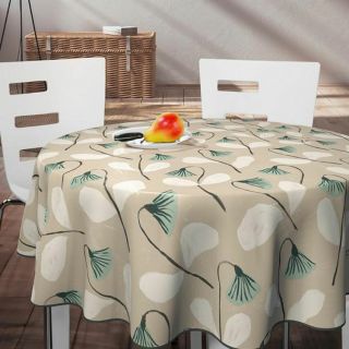 verde-tovaglia-Wit-flowers-beige-bonita