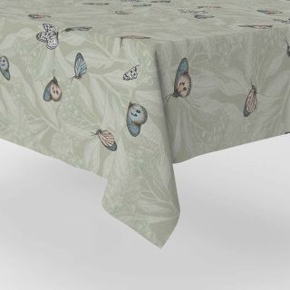 Blue-lentetovaglia-Green-vlinders-zomer-groemwasbar