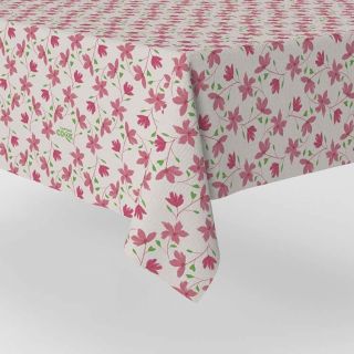 all'apertoCaptain Cook-Il motivo di flowers-pvc-pvc-resistente ai resistenti