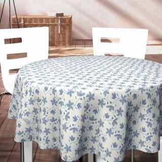 Capitano-cook-blue-leaf-easy-washabel-pvc-wit
