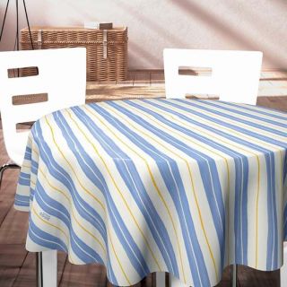 Captain-cook-easy-lavabile-bianco-giallo-blu-pvctovaglia-STRIPED