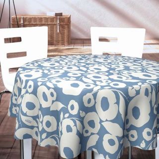 Captain-Cook Pattern-Easy-Washabel-PVCtovagliasumisura-Blauw-white-tovaglia