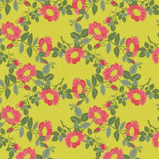 Capitano-Cooktovaglia-160 cm-verde-giallo-roseFiori selvatici-Flower-nature-lente
