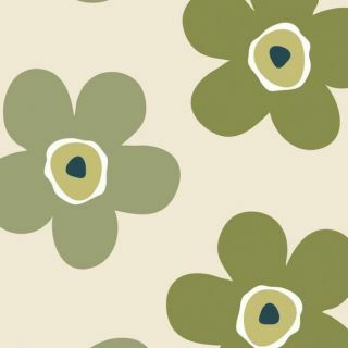 Tafelzeil-Lola-Small-Big-Flower-Moss-groene-bladeren