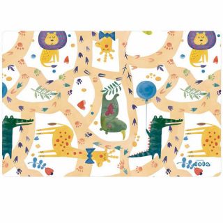 LolaTovagliette-Il bambini sfavillabili-safari-safari-animale-roos