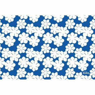Tovaglietta-Flowers-white-blu-tovaglia-Lola-Asy da lavare