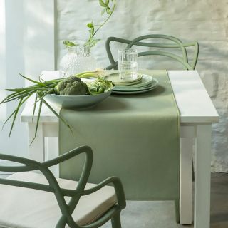 Runner da tavolo-Strak-Verde-Tea Light