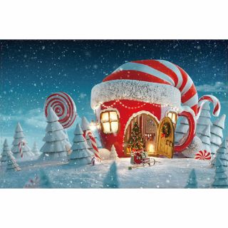 Casa di Natale Mass-Christmas di Natale Tavolo Tovaglietta