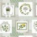 verde-tovaglia-Modern-planten Fiori