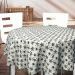 Capitano-Cooktovaglia-Black-White-PVC foglie