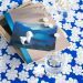 lola-tovaglia-Blauw-flowers White