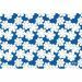 Tovaglietta-Flowers-white-blu-tovaglia-Lola-Asy da lavare
