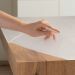 Opaco-fijngemat-Prottetiva per tavolo--Trasparente-translucent-gorn-tovaglia