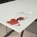 Wine Stain-White-Moisture-MoltonProttetiva per tavolo-Bulgomme-tafelmolton-wijnkringen-onderdafeklik